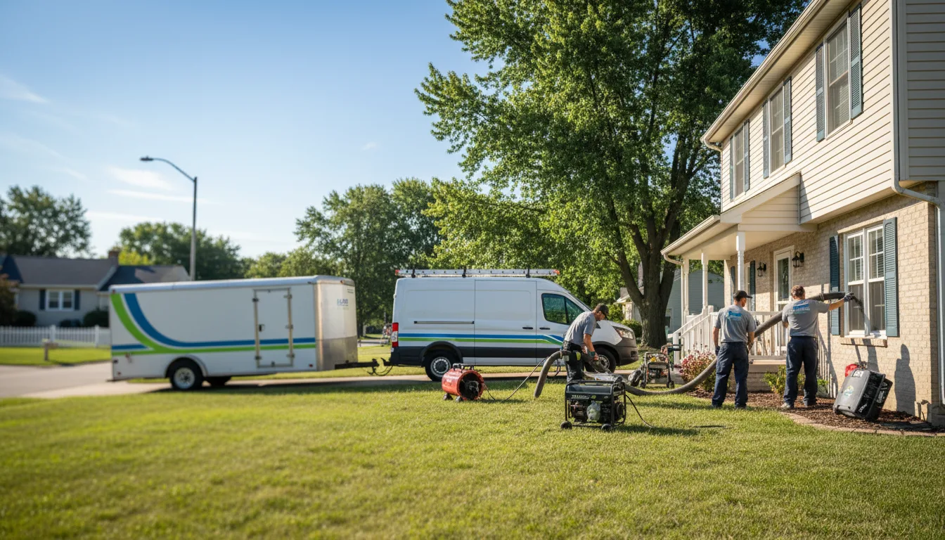 Flooded Basement Restoration And Cleanup With Repair in Conesville, IA near me